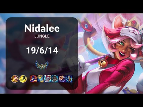 Nidalee vs Hecarim JUNGLE - KR CHALLENGER Patch 14.20