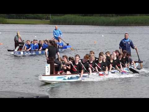 Drachenbootrennen am Reitbahnsee in Neubrandenburg (15.7.2016)