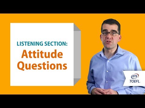 TOEFL® Listening Questions - Attitude│ Inside the TOEFL® Test