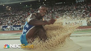 Carl Lewis wins historic fourth straight long jump gold at 1996 Olympics | NBC Sports