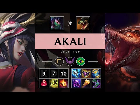 Akali Top vs Renekton - BR Master Patch 25.14