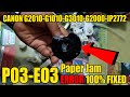 Canon G2010 E03 error Problem Solve 100 % II Canon Printer Paper Jam ! paper unit repair
