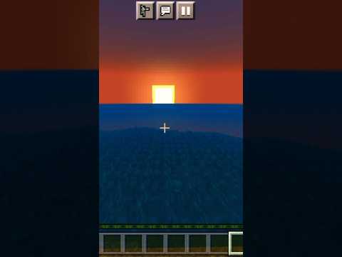 EPIC sunrise in Minecraft #viral