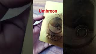 umbreon Pokemon card #pokemon #pokemoncards #myteamforscarletandviolet #pokémon #cards #anime