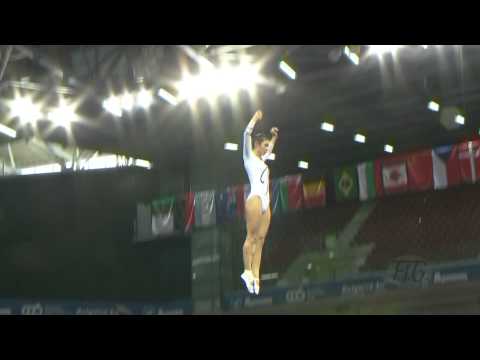 Irina KUNDIUS (RUS) -- 2013 Trampoline Worlds, Qualifications