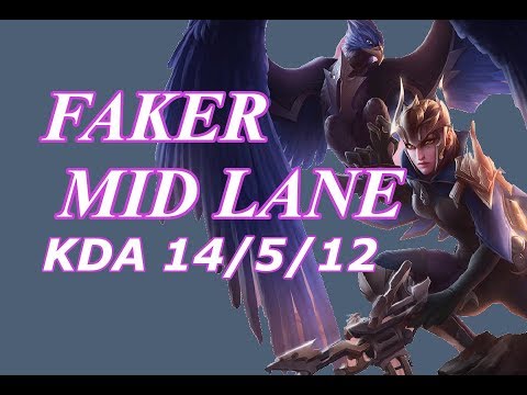 SKT T1 Faker - Quinn vs Lucian - KR LOL Solo Rank