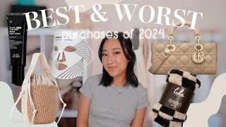 BEST & WORST PURCHASES OF 2024: luxury handbags, cozy home finds, skincare & lessons learned..