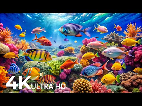 The Best 4K Aquarium - Explore the Underwater World and Beautiful Coral Reef Fish for Deep Sleep #52