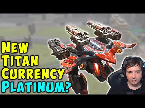 NEW Titan Currency PLATINUM? War Robots Test Server Ao Ming Gameplay WR