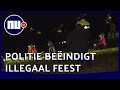 Politie beëindigt illegaal feest in Limburgs bosgebied | NU.nl