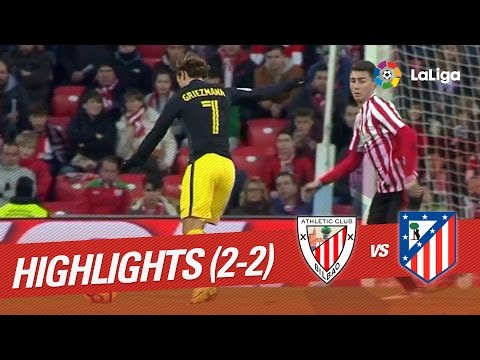 Highlights Athletic Club vs Atlético de Madrid (2-2)