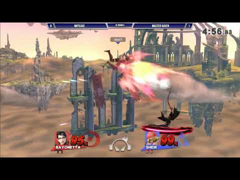 ECG Smash Weekly 2.24.18 - Winner Round 4 - MuteAce (Bayonetta) vs VS | Master Raven (Sheik)