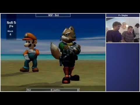 SSB? - P+ Singles - 7/23 - Brat (Luigi) Vs. JustiCe+ (Fox) - WSF