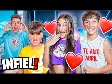 IF MY BROTHER LOSES, MY STEPSISTER WILL DATE HIS BEST FRIEND! *Sergi and Abril!* Roblox