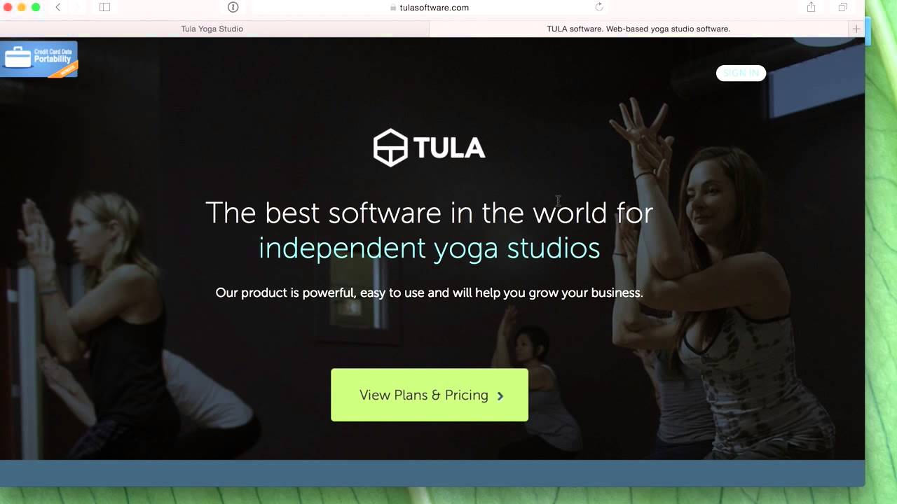 Building a yoga studio website with Squarespace and Tula Software