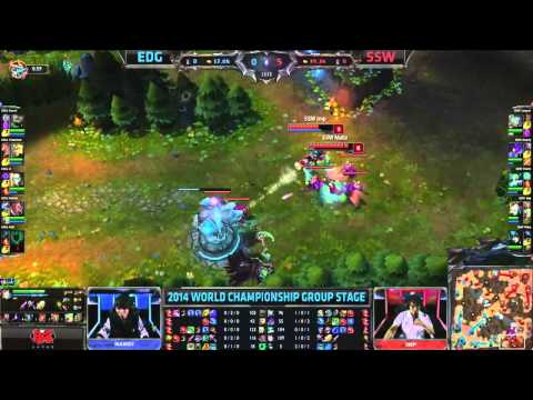[LoLByTheNumbers] SSW vs EDG Game 1, Video Analysis - Worlds Group Stage