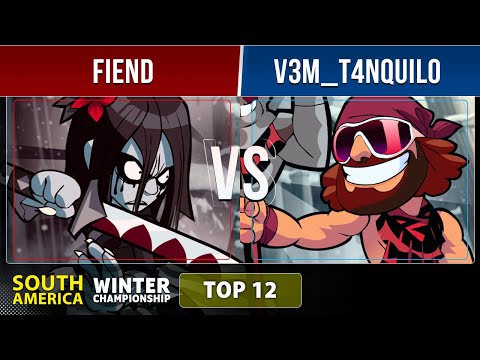 Fiend VS V3M_T4NQUILO - Top 12 - SA - Brawlhalla Winter Championship 2022