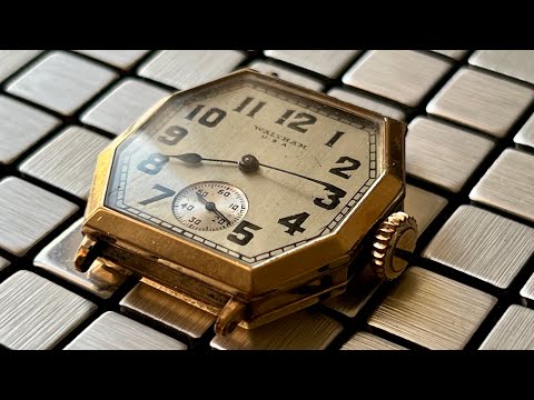 Rare 1930s watch restoration  - all American octagonal Waltham with Elgin case