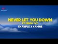Example x Kanine - Never Let You Down ft. Penny Ivy (Lyrics Video)