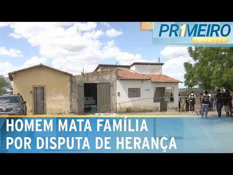 Por herança, homem mata sobrinho, cunhada e bebê de um ano | Primeiro Impacto (09/11/23)