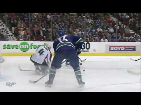 Canucks Vs Avs - Alex Burrows 1-0 Goal - 03.28.13 - HD