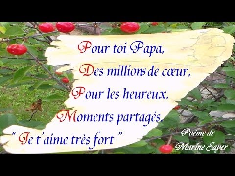 Fête des Pères et Anniversaires : Poésie pour les Papas