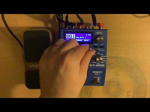 Pt.2 Boss SY-200 Synthesizer Pedal - PAD sounds