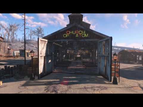 Fallout 4 Workshop: Church of Atom Settlement