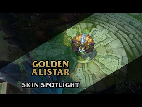 ►Golden Alistar ◀ League of Legends ▂ Skin Spotlight