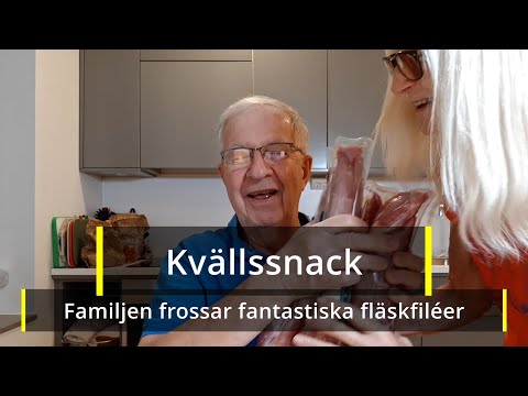 2021-10-30 KVÄLLSSNACK - Familjen frossar fantastiska fläskfiléer