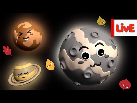 LIVE Baby Sensory Show: Dancing Planets 🌍🍁 Autumn Magic & Space Adventure for Babies [0-2 Yrs]