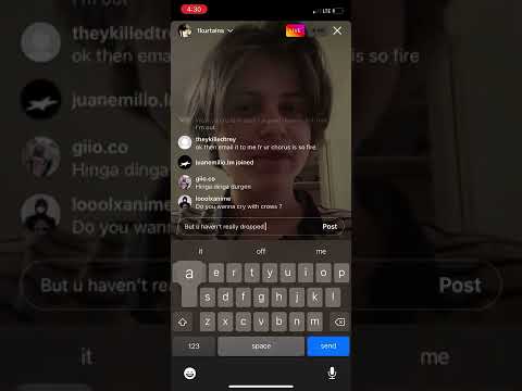 Kurtains Instagram live, talks about his song violent, glaive and ericdoa, new music, w zootzie
