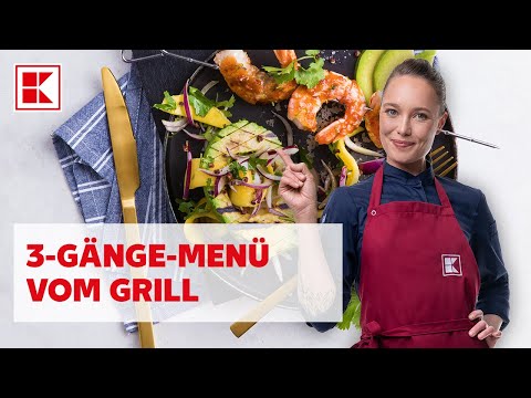 Grillgenuss deluxe: Verena Leister zaubert ein 3-Gänge-Menü vom Rost! I Kaufland