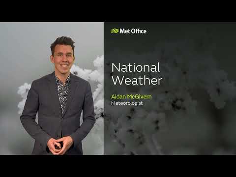 16/01/23 - Becoming colder with wintry showers - Evening Weather Forecast UK - Met Office Weather
