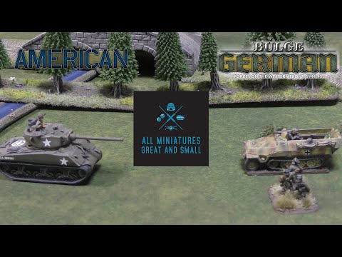 Flames of War Battle Report - Bulge Germans Versus Bulge Americans!