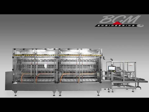 Bottle unscrambler with integrated orientation stations 200 BpM