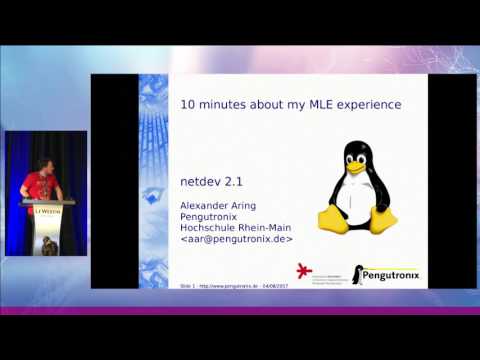 Netdev 2.1 IoT MAC layers, hdr compression and routing protocols workshop Chaired by Stefan Schmidt