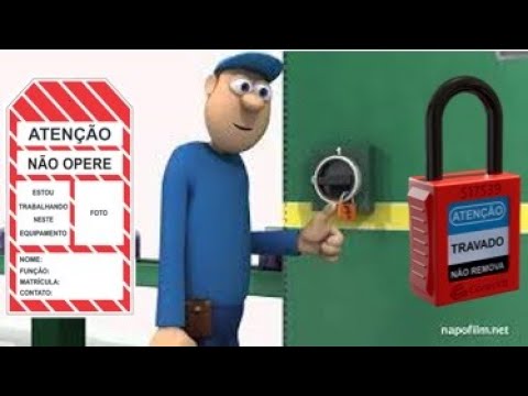 LOCKOUT TAGOUT ou BLOQUEIO E ETIQUETAGEM  - Importância do bloqueio de energias LOTO LOTOTO PCEP