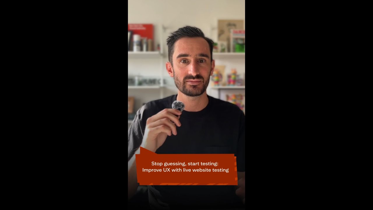 Free workshop: Stop guessing, start testing - Improve UX with live website testing