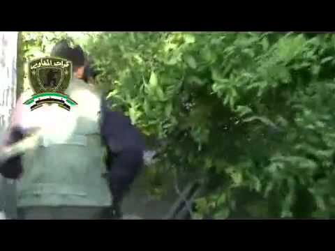 تمشيط منطقة حران العواميد في محافظة ريف دمشق من قبل لواء فرسان الغوطة