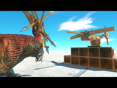 GIANT BALLISTA Attack All Units Hit The Target - Animal Revolt Battle Simulator