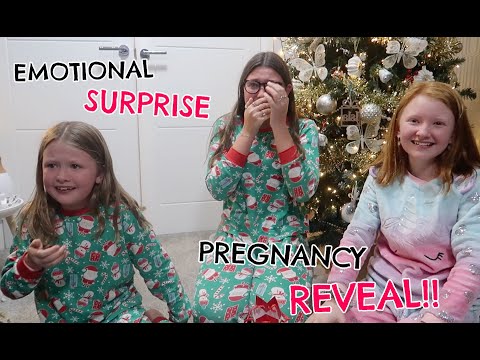 SURPRISING MY HUSBAND AND CHILDREN WITH A POSITIVE PREGNANCY TEST! VERY EMOTIONAL!!