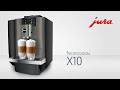 JURA Kaffeevollautomat X10 Dark Inox (SA)