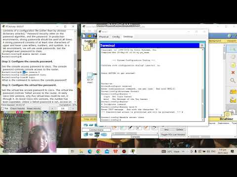 Activity 11.5.1 Basic Cisco Device Configuration