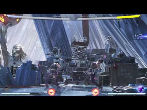 Injustice 2: Catwoman 1-bar 568 damage corner combo