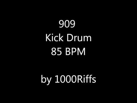 909 Kick Drum 85 BPM - Beats Per Minute