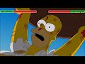 Peter Griffin Vs Homer Simpson With Healthbars 2 2