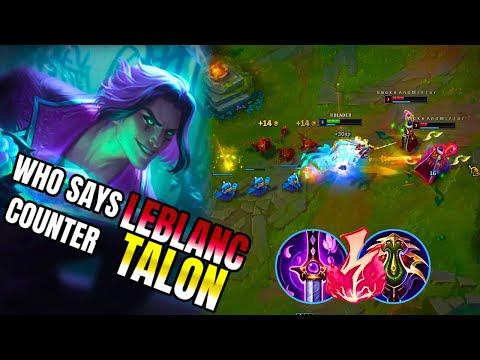 Talon mid | Who says Leblanc counters Talon ?? | Talon VS Leblanc