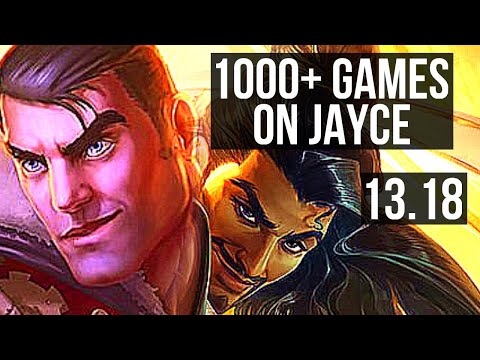 JAYCE vs AKSHAN (TOP) | 2.0M mastery, 1000+ games, 10/2/4, Godlike | NA Master | 13.18