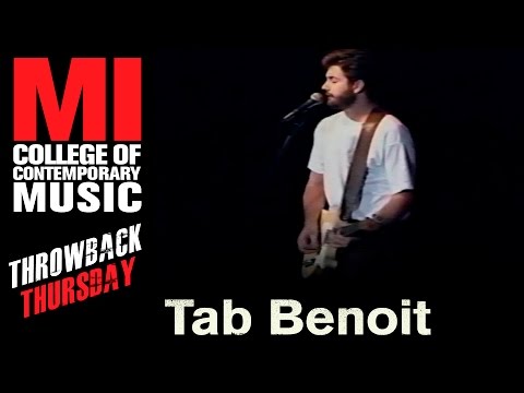 Tab Benoit Throwback Thursday From the MI Library